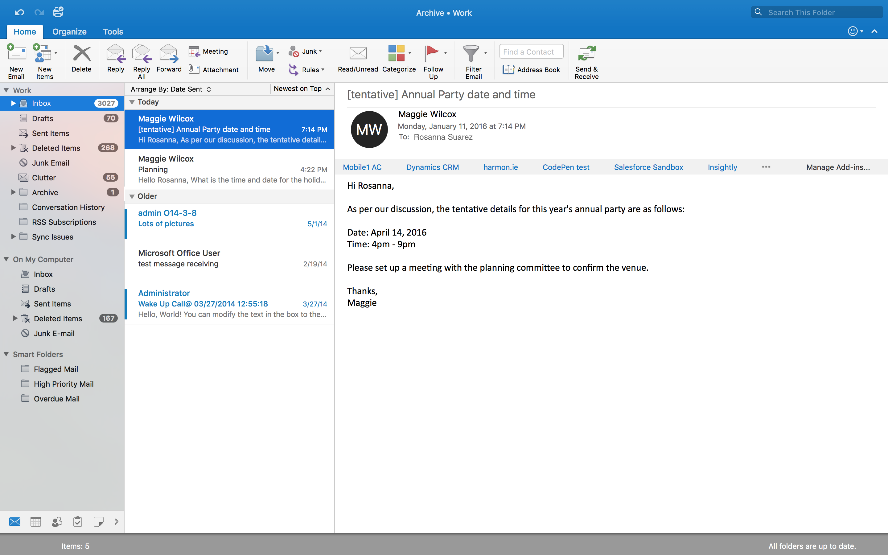how to change the font for incoming email in outlook 2016 for mac
